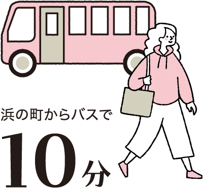 長崎市内の中心部